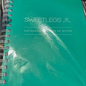 SweetLegs Teal Spiral Notebook